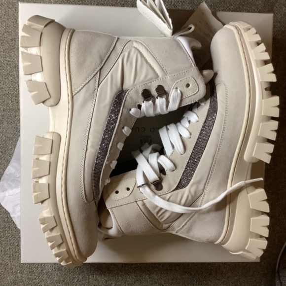 Brunelleschi Cucinelli Chunky High Top Sneakers - Picture 5 of 7